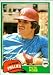 1981 Topps Pete Rose Baseball Card #180 - Shipped In Protective Display Case!