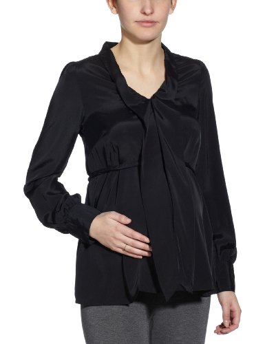 MAMALICIOUS Damen Umstandsmode Bluse, 13072315, Gr. 42 (XL) Schwarz (CAVIAR) Preisvergleich