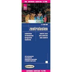 Zentral-Asien 1 : 1 700 000 (world mapping project): Turkmenistan. Kirgistan. Tadschikistan. Usbekistan. Kartenbild 2seitig, klassifiziertes ... wasserfest impr�gniert, Spezialpapier Polyart