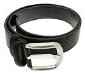 Mens Genuine Black Leather Belt In Gift Box (N10)