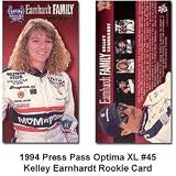 Press Pass Optima '94 Kelley Earnhardt Rookie Card