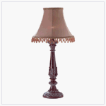 BEADED LEAF-MOTIF LAMP