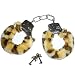 Pl�sch-Handschellen Leopard-Tiger