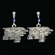 Middle Tennessee State Red Raiders Hoop Logo Earring NCAA College Athletics