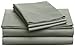 Amazon Brand – Pinzon 400-Thread-Count Hemstitch Egyptian Cotton Sheet Set - Queen, Sage
