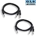 Insert Cables - 2 6ft INSERT CABLES 1/4 Send Return 6' GLS Audio