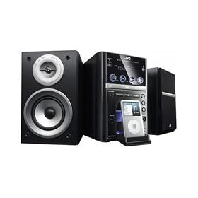 JVC UX-GP7V - Flip Dock DVD Micro System with Integrated iPod Dock, DVD Video Playback and iPod Video Playback