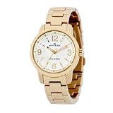 Women Gold Watch, AK Anne Klein Womens Round Gold-Tone Bracelet Watch
