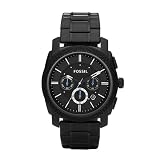 Fossil Herren-Armbanduhr Chronograph Dress FS4552 Black IP