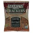 Marys Gone Crackers Organic Crackers - Black Pepper (box of 100)
