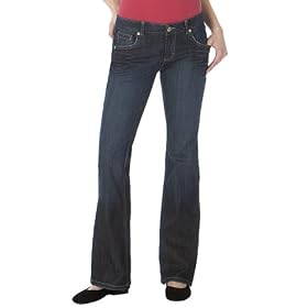 Mossimo® Black: Denim Boot-Cut Jeans - Dark Wash