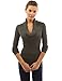 PattyBoutik Women's Ribbed Cowl Neck Long Sleeve Sweater