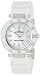 AK Anne Klein Women's 109417WTWT Swarovski Crystal Accented Silver-Tone White Ceramic Watch