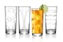 ARC Uptown Cut Crystal Coolers 15.25 oz Drinking glass, Set of 4