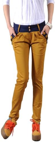 Sweet Brownie Women Long Fashion Slim Formal Trousers Ol Ladies harem pants