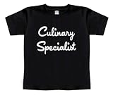 Babies Funny T-Shirts (CULINARY SPECIALIST) Super Soft Cotton Baby Toddlers Sizes 2T, 3T, & 4T Humorous Slogans Comical Sayings Shirt; Great Gift Ideas for Youth, Boys, & Girls, LOL Novelty Tee Shirts