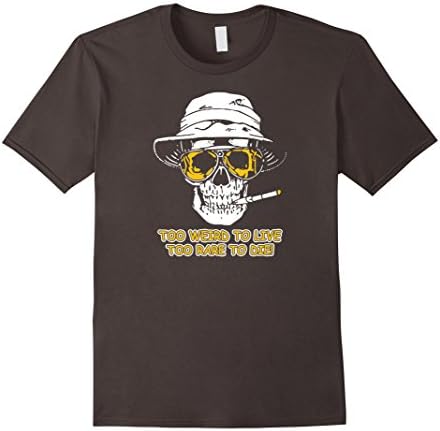 Men's Too Weird To Live - To Rare To Die Tshirt - Funny Tshirt 3XL Asphalt