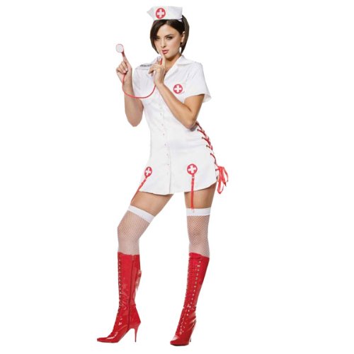 Limit Sport IA012 Gr. M - Krankenschwester 3-teilig (Kleid- Haarband- Stethoskop) Preisvergleich