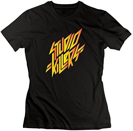 Women's Short Sleeve Studio Killers Logo Vector T-shirts XX-Large Black