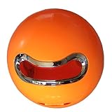 (ぐらんろおば)GrandRover トイレットペーパーホルダー かわいい ボール 型 濡れにくい賃貸でも 使いやすい (オレンジ)