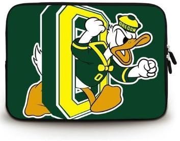 Lolili Custom Laptop Sleeve Case Cover Bag Water Resistant for 15 inch Laptop Oregon Ducks(Two side print)
