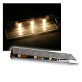 4er SET LED Glasbodenbeleuchtung 66mm warm-wei�