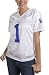 Kansas Jayhawks Women's -No. 1- White Fashion Football Jersey