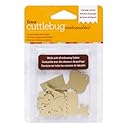 Cuttlebug Cricut Embossable Metal Shapes, Vintage Artist, Gold