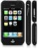 iPhone 1st Gen (NOT for iPhone 3G) Silicone Case w/ Screen Protector (Black)