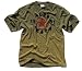 Sports : T-Shirt, halbarm, "Vintage" Pure Trash, oliv