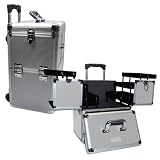 Valise maquillage professionnel Trolley Alu Parisax
