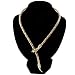 Mesmerizing Gold Tone Snake Choker Necklace