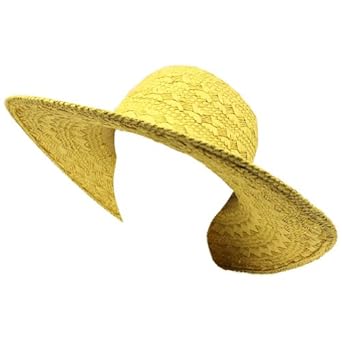 Upf 50+ Sun Beach Hat Light Woven Floppy Ribbon Natural