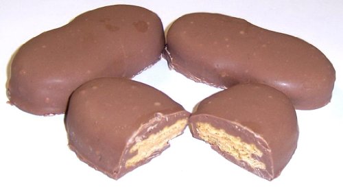 Scott's Cakes Milk Chocolate Covered Nutter Butters in a 1 Pound White Bakery Box