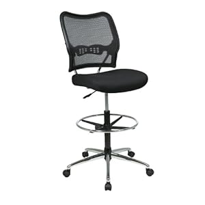 Air Grid Back and Mesh Seat Drafting Chair