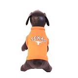 NCAA Texas Longhorns Cotton Lycra Dog Tank Top, XX-Small