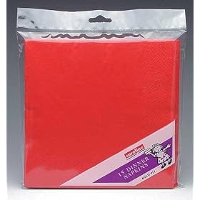 Catering Tableware | Napkins 40cm Red