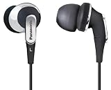 from Panasonic Panasonic RP-HJE350E-S Advanced Ergo Fit Earphones  Anti-Touch Noise Cord- Silver Model RP-HJE350E-S