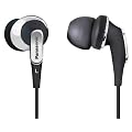 Panasonic RP-HJE350E-S Advanced Ergo Fit Earphones  Anti-Touch Noise Cord- Silver