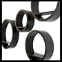 070 4tlg. LOUNGE RUNDREGAL CUBE SET RETRO DESIGNRE&hellip von mojoliving