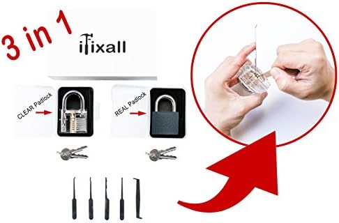 Lock Picking Set - Lock Pick Set With Case - Wallet-Sized Easy Pickings For Beginners