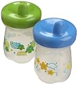 NUK Gerber BPA Free Sip and Smile Spill Proof Cup, 7 Ounce, 2 Pack, Colors May Vary