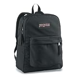 Jansport Superbreak Black School Backpack - Ships in 24 Hours!