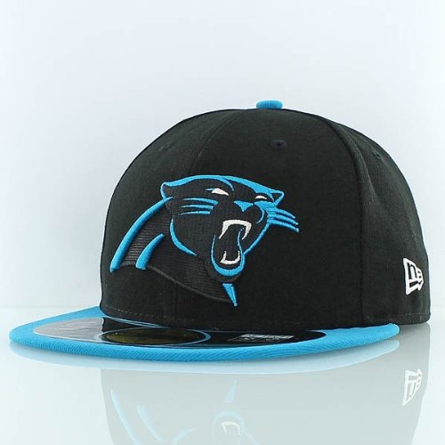 new era NFL ON FIELD 5950 CAROLINA PANTHERS schwarz