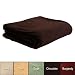MICROPLUSH SOLID THERMAL THROW BLANKET-CHOCOLATE