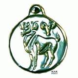 Aries - Pewter Pendant - Astrology Jewelry, Zodiac Sign, March 21 to April 20