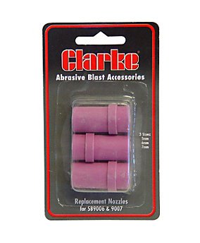 Clarke Abrasive Blast Accessories Replacement Nozzles for Models Sb9006/sb9007/sb9015