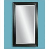 Bassett Mirror m1768b Plantation Mahogany Finish Rectangular Wall Mirror