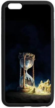 Classic Hourglass Sand Castle Pattern Print Apple iPhone 6 Plus 5.5" Plastic and TPU (Laser Technology) Phone Case ,Cell Phone Cover