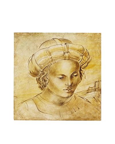 Mariani Affreschi Leinwandbild Viso Rinascimentale